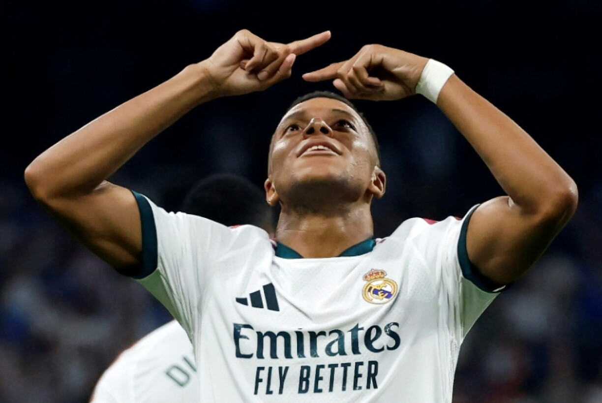 Kylian Mbappé, auteur d'un doublé pour le Real Madrid face au Rayo Vallecano, le 12 septembre 2026 à Bernabeu