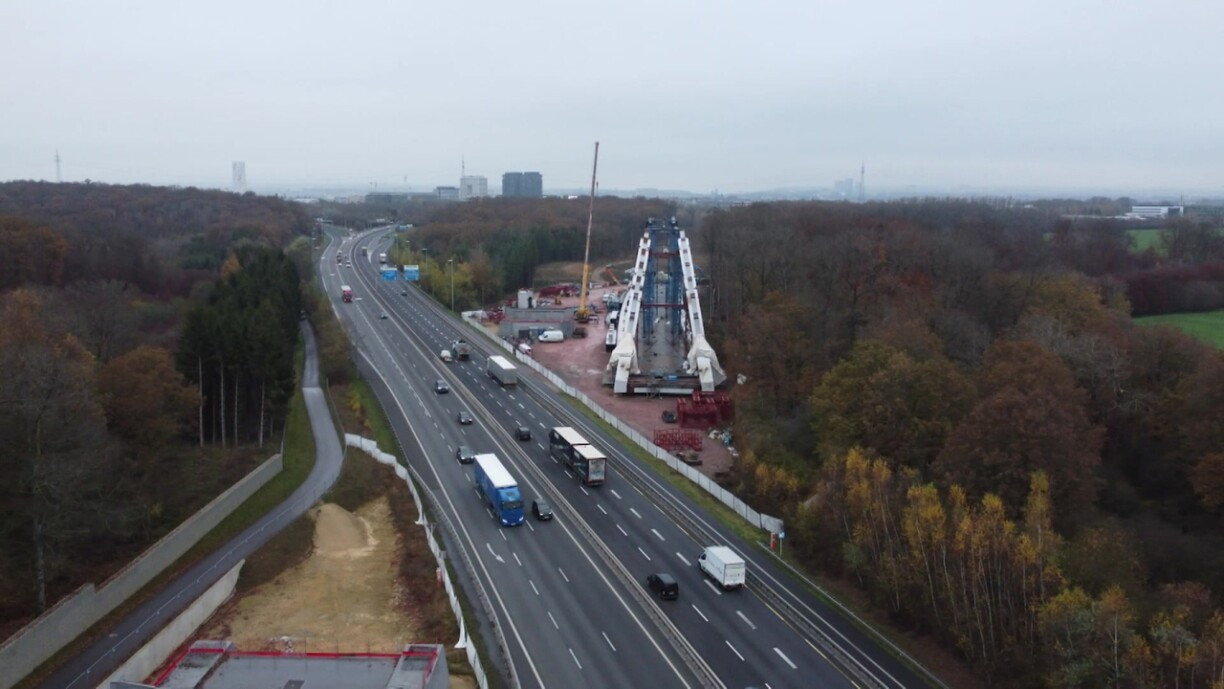 Dëst ass net deen eenzege grousse Chantier, dee rezent den Trafic op der A3 beanträchtegt huet.