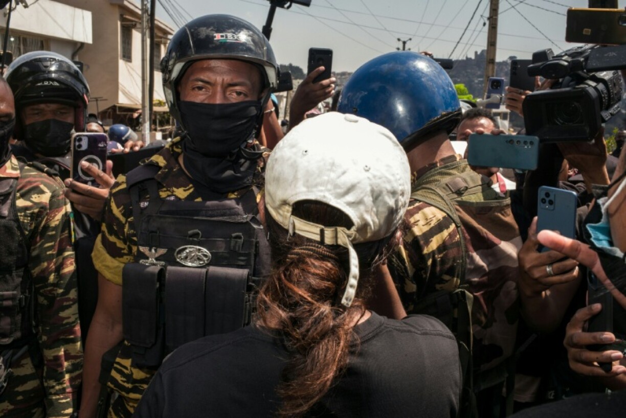 Police have cracked down on protests in Madagascar