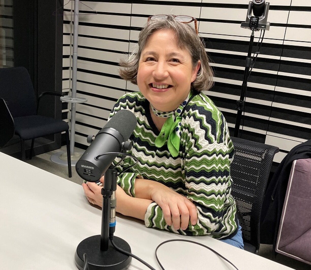 D'Nathalie Jacoby freet sech schonn op d'Gespréich mam Nobelpräis-Laureat