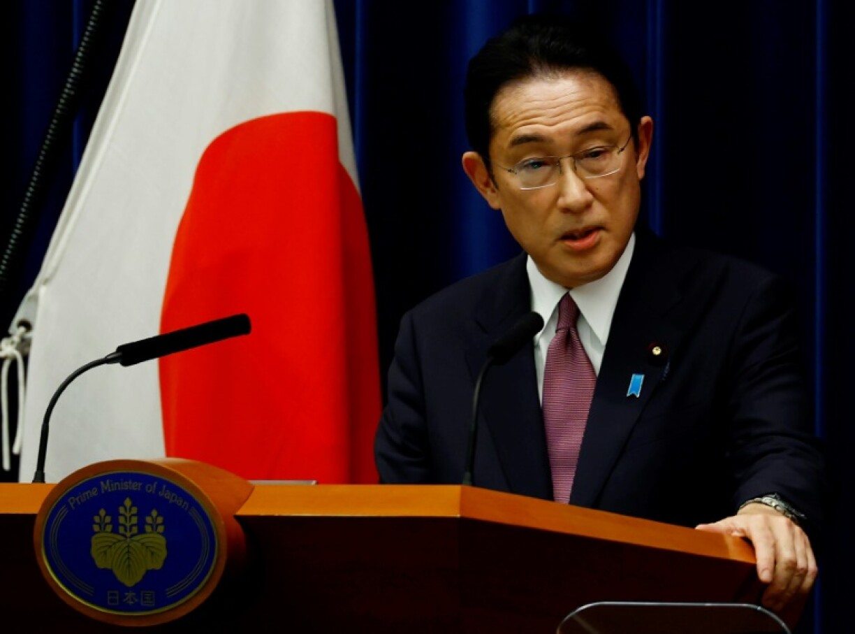 Japan's prime minister Fumio Kishida