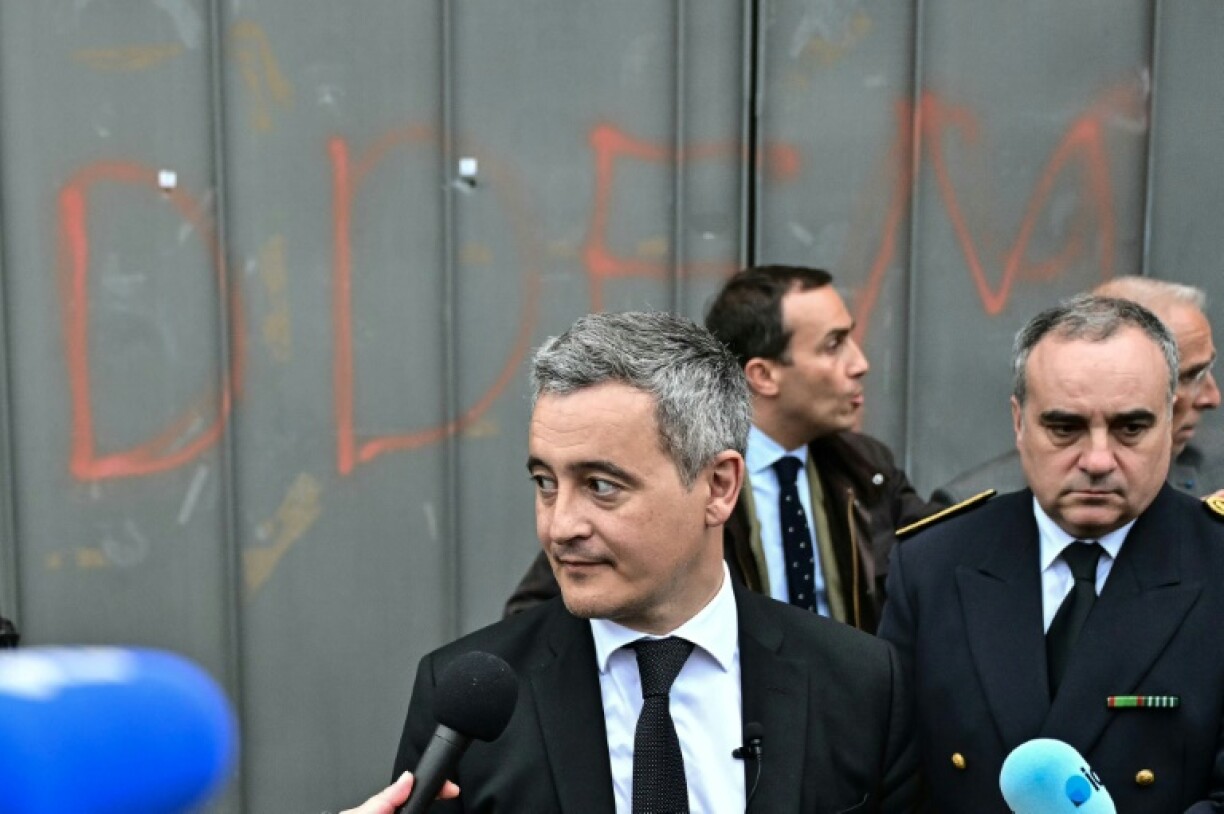 Justice Minister Gerald Darmanin says people are trying to 'destabilise the state'