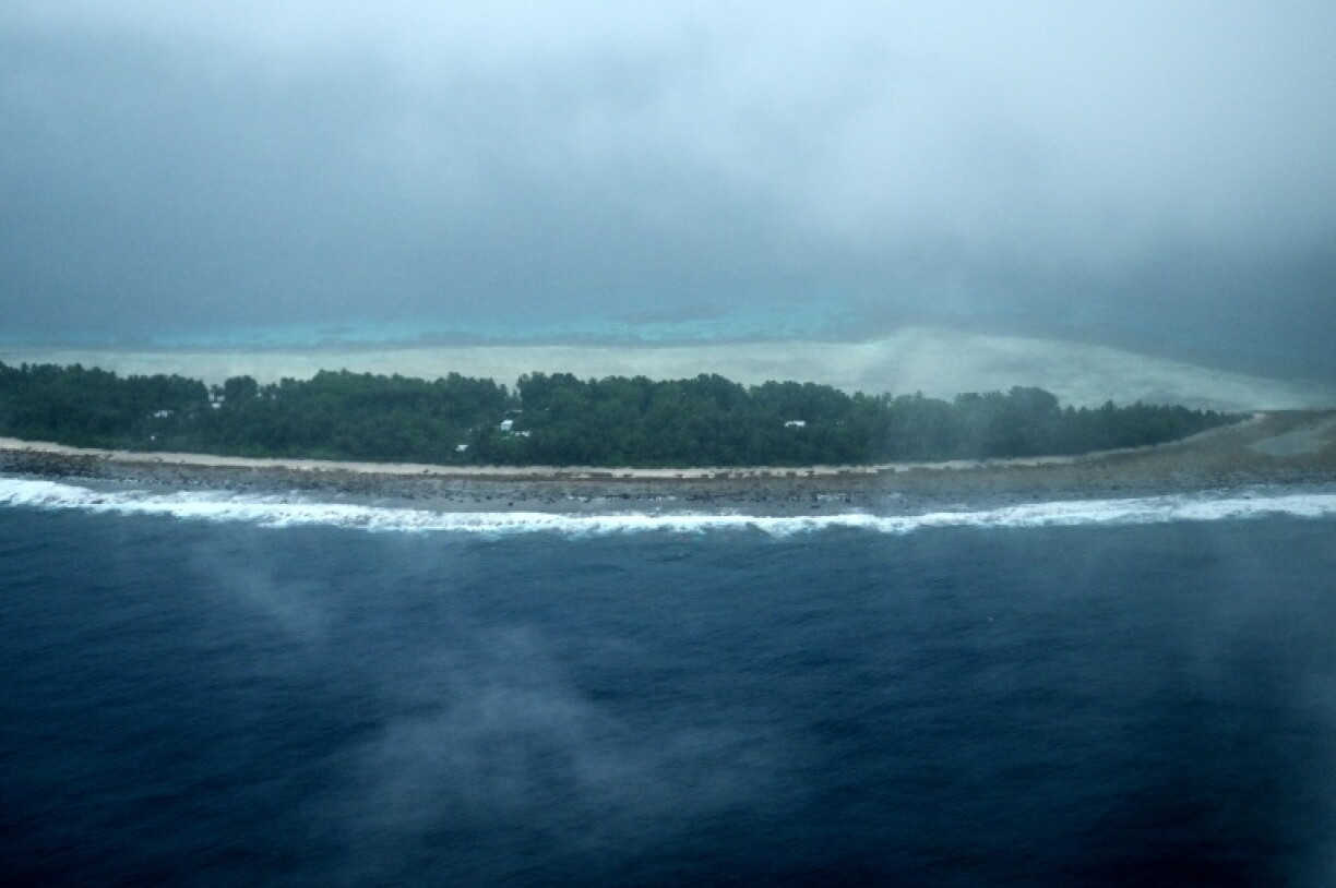 The low-lying coral atolls that make up Tuvalu face dire threats driven by climate change.