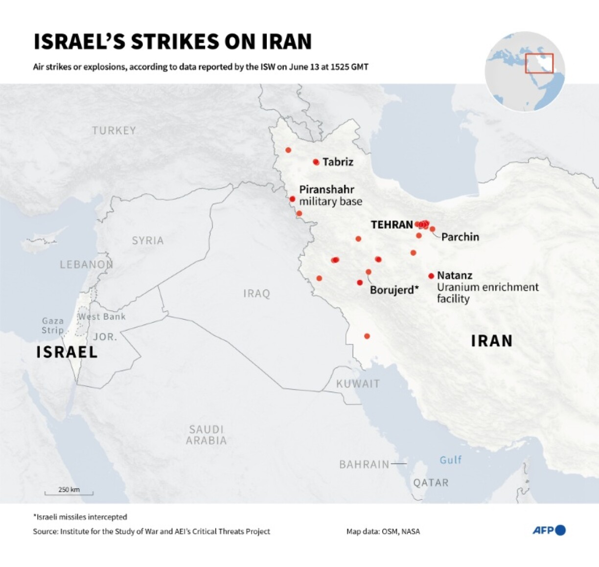 Israel's strikes on Iran