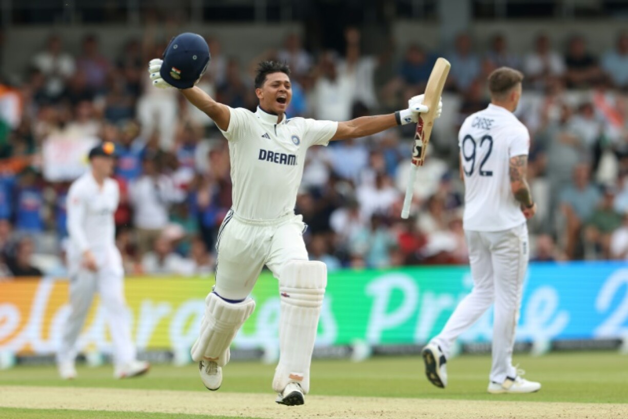 India's Yashasvi Jaiswal made a century in his first Test innings in England