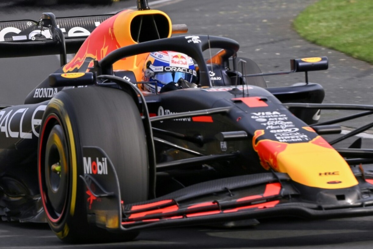 Red Bull's Max Verstappen struggled with grip in opening practice for the Australian Grand Prix
