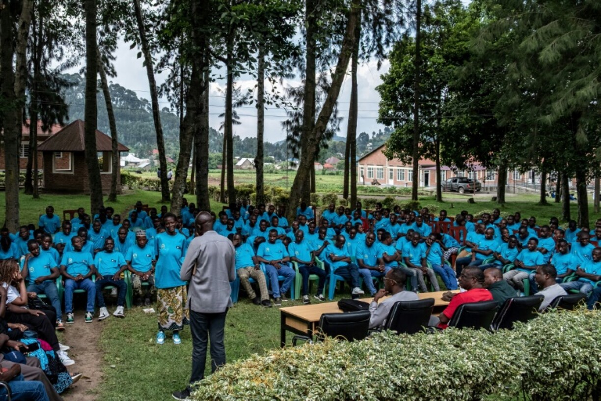 Camp arrivals spend three months learning to adjust to life in Rwanda