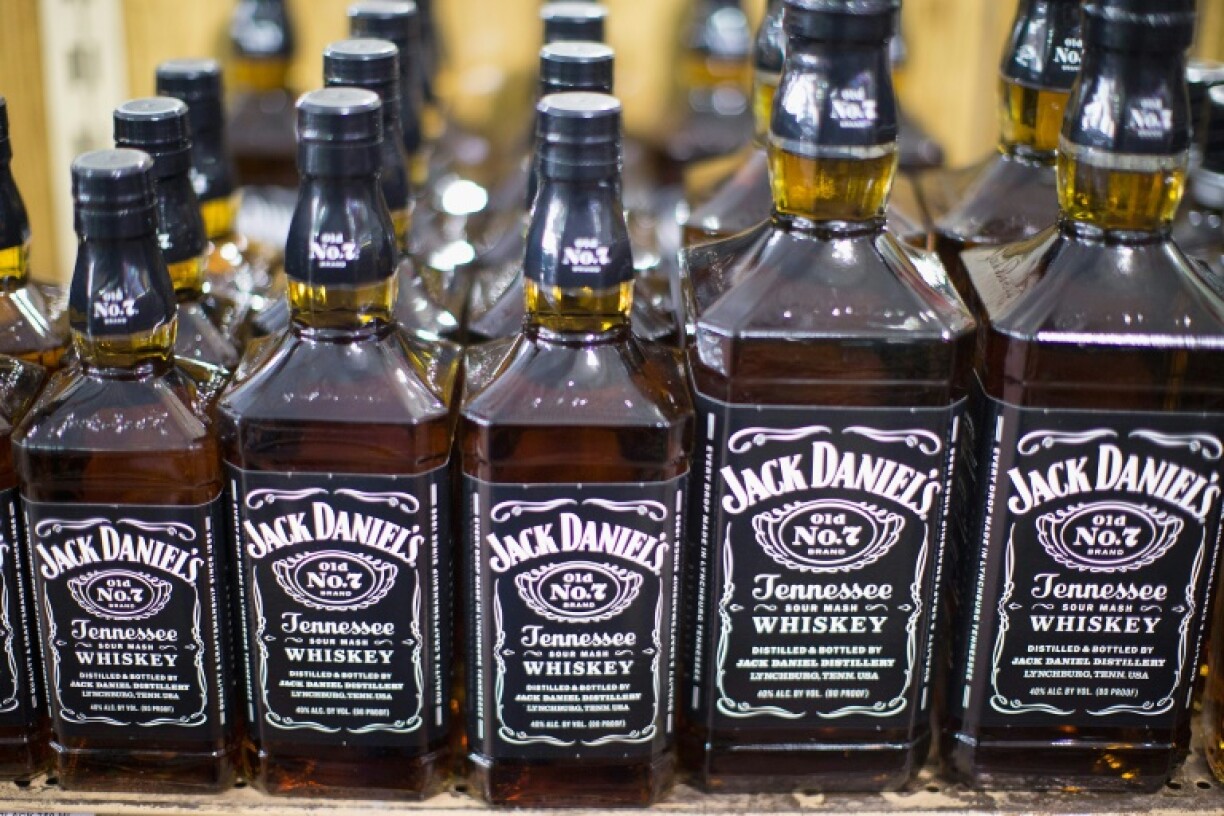 Des bouteilles du whiskey Jack Daniel's en vente à Chicago le 3 février 2015