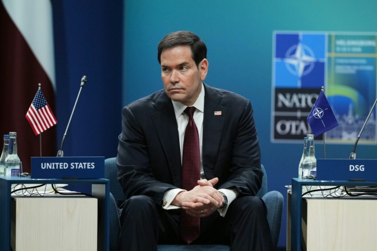 Le secrétaire d'Etat américain Marco Rubio à Helsingborg, en Suède le 22 mai 2026