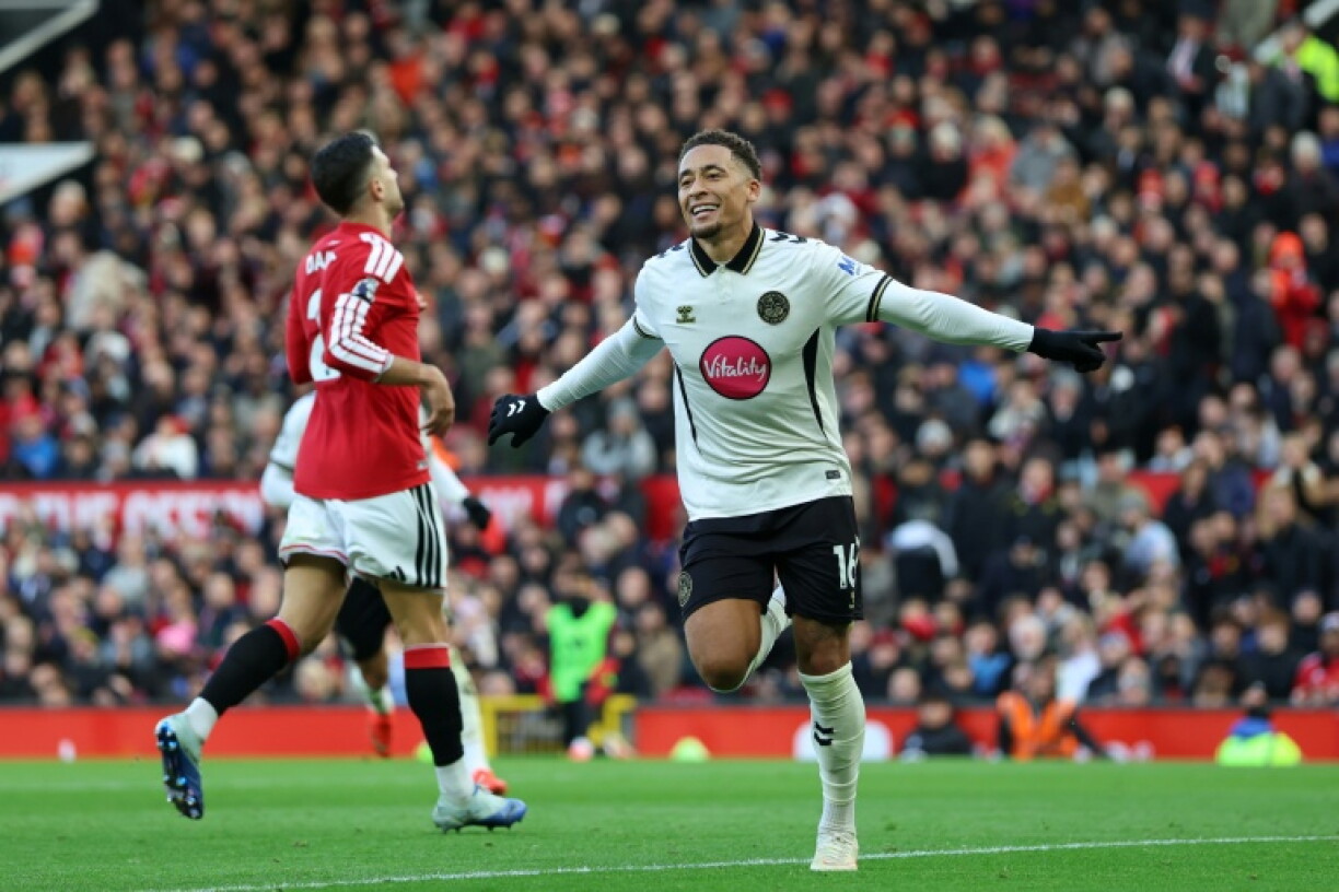 Bournemouth midfielder Marcus Tavernier celebrates after scoring against Manchester United