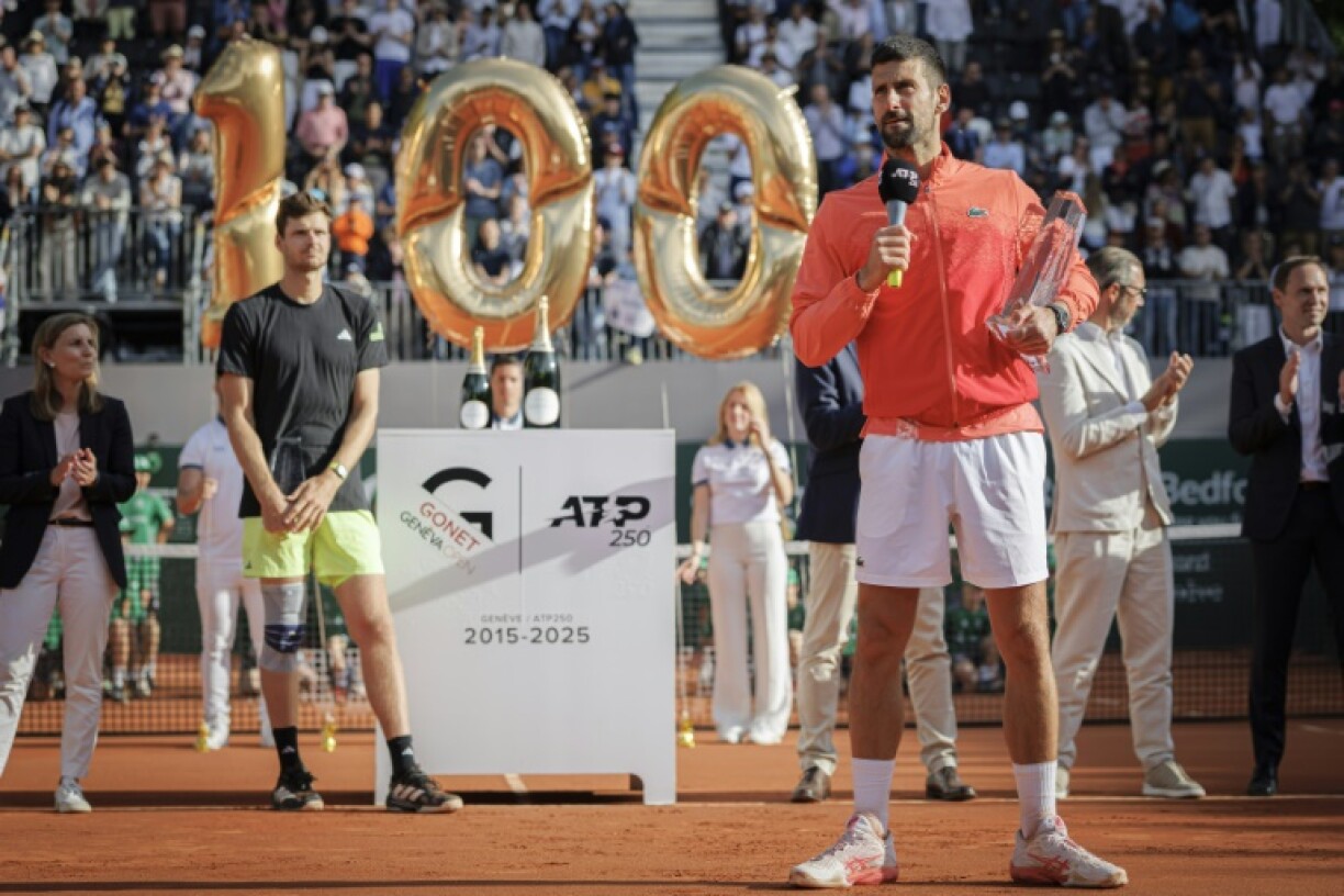 Novak Djokovic secured his 100th ATP title at the weekend