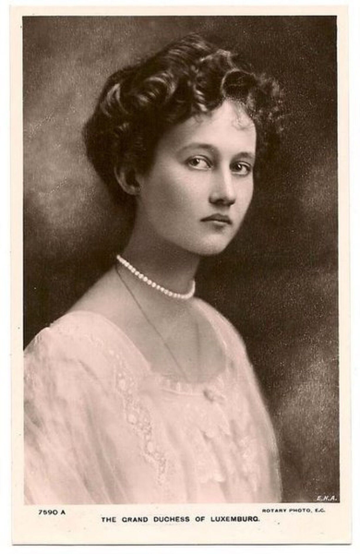 Postcard of Duchess Marie-Adélaïde