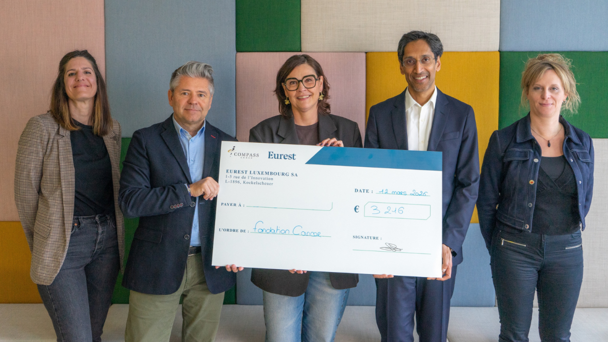 Vu lénks no riets: Cyrielle Galassi, David Gresle, Margot Heirendt, Hervé Joseph Antoine, Adeline Kazek Merck