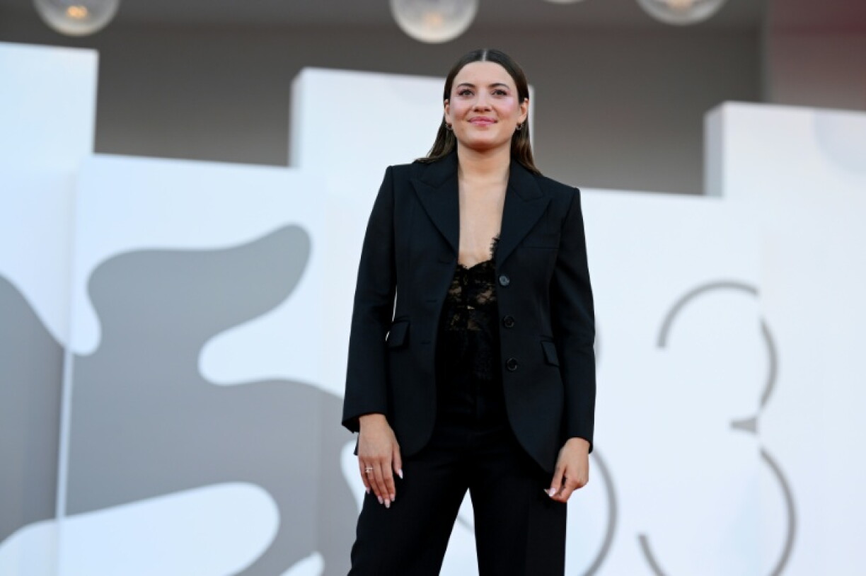 L'actrice française Malou Khebizi, récompensée du prix Marcello Mastroianni du meilleur espoir à la Mostra de Venise, le 12 septembre 2026