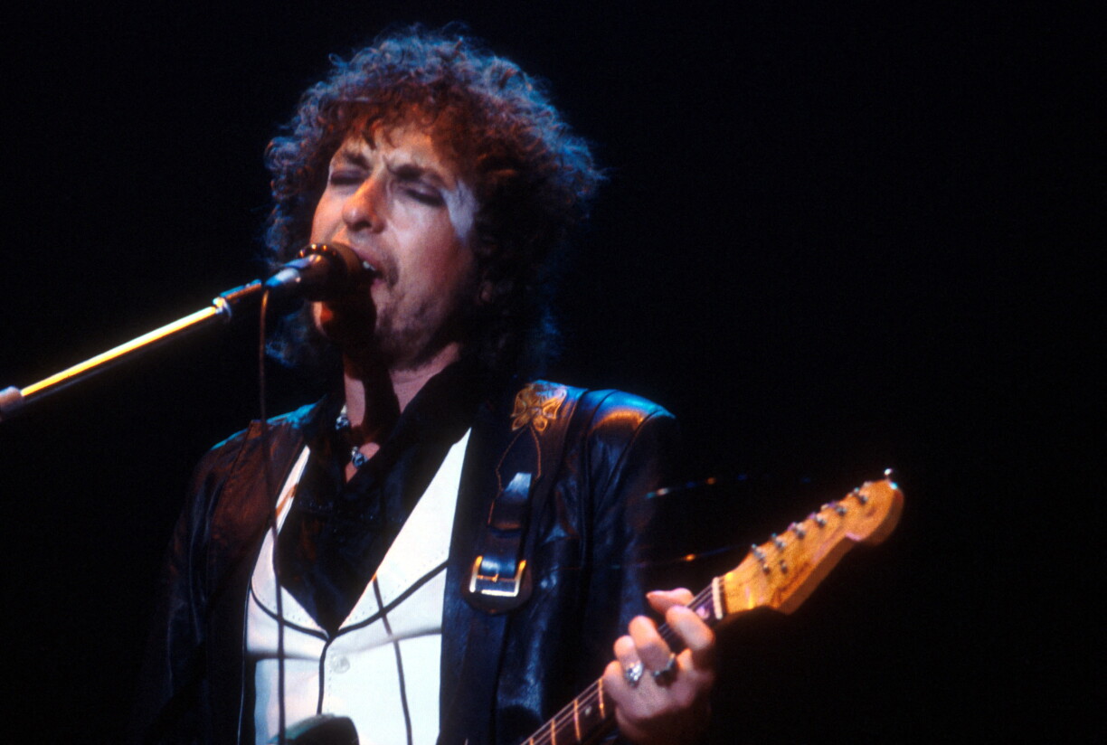 De Bob Dylan bei engem Concert am "Pavillon de Paris" de 5. Juli 1978.