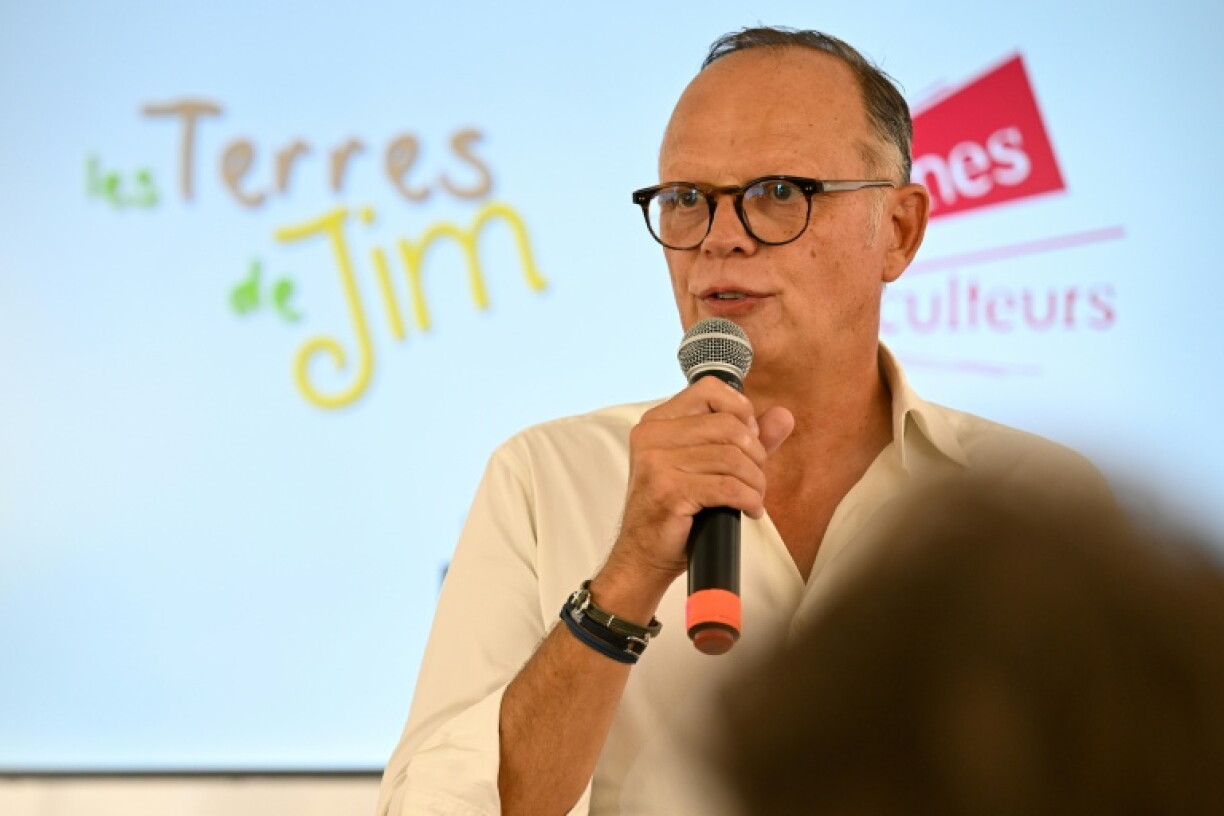 Le maire du Havre et candidat Horizons à la présidentielle, Edouard Philippe, lors d'une visite au festival Terres de Jim organisé par le syndicat agricole Jeunes agriculteurs (JA), le 12 septembre 2026 à Metz