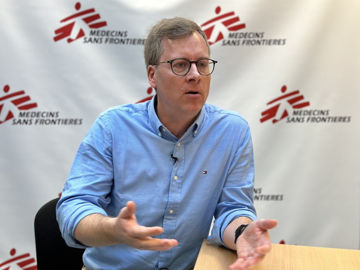 Thomas Kauffmann, directeur général de Médecins Sans Frontières au Luxembourg