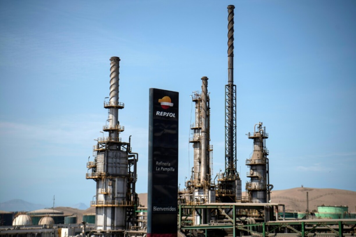 La raffinerie de La Pampilla, à 30 km au nord de Lima, où une fuite de pétrole a souillé les côtes du Pérou, le 3 février 2022