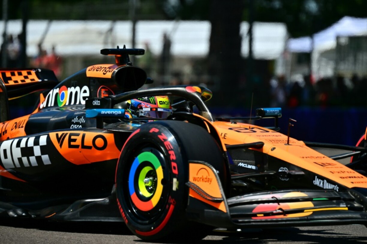 McLaren's Oscar Piastri edged team-mate Lando Norris in both practice sessions on Friday at Imola