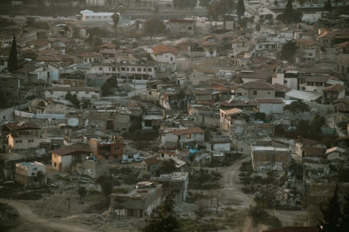 Although countless tonnes of rubble have been removed, parts of Antakya's old town still look like a warzone