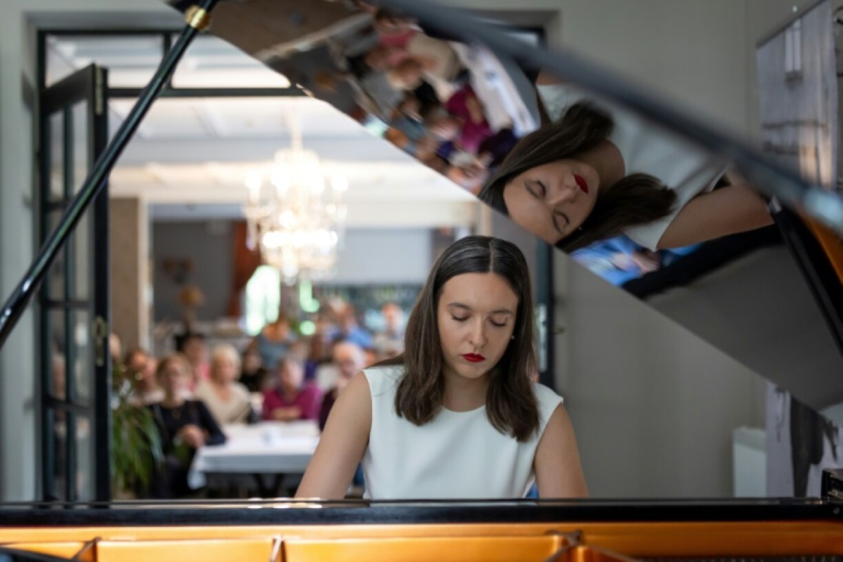 Julia Lozowska of Poland plays during the 80th International Chopin Piano Festival in Duszniki Zdroj