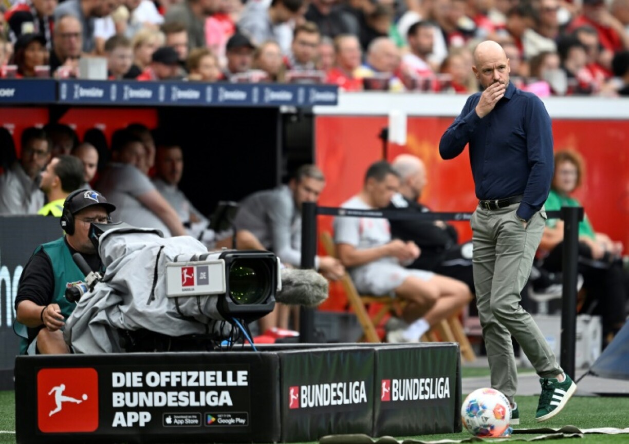 Bayer Leverkusen head coach Erik ten Hag lost his first Bundesliga match in charge of the club