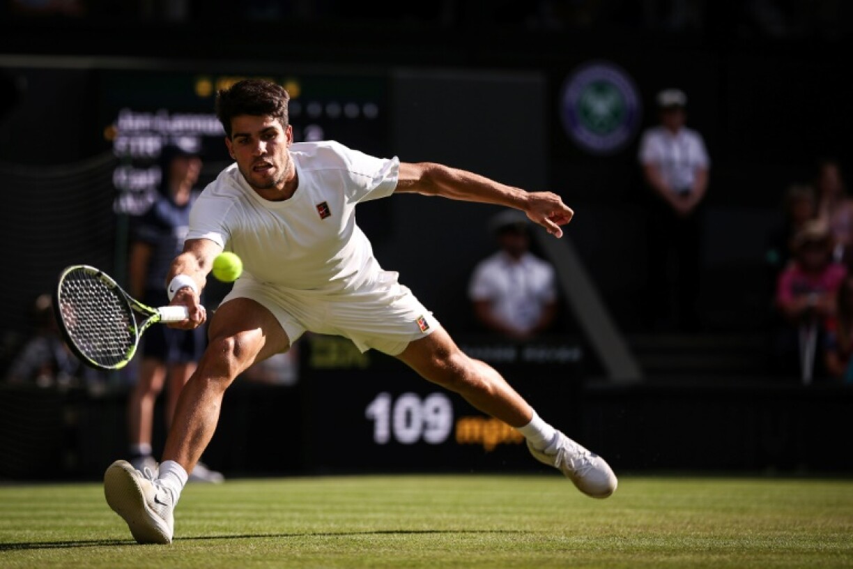 Spain's Carlos Alcaraz battled into the Wimbledon fourth round