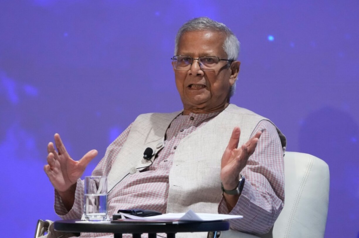 Muhammad Yunus, 84, is a Nobel Peace Prize winner who leads Bangladesh's caretaker government