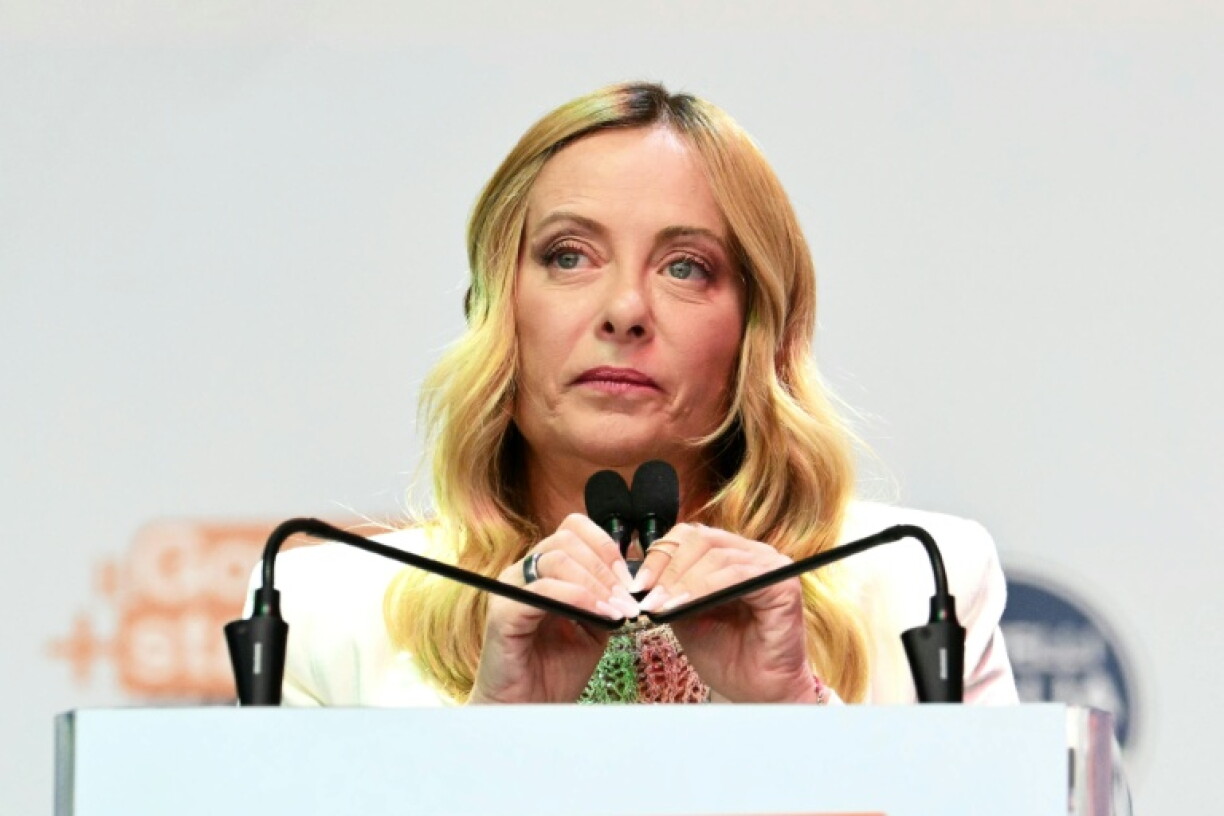 Italian Prime Minister Giorgia Meloni said the burqa ban was 'a matter of security'