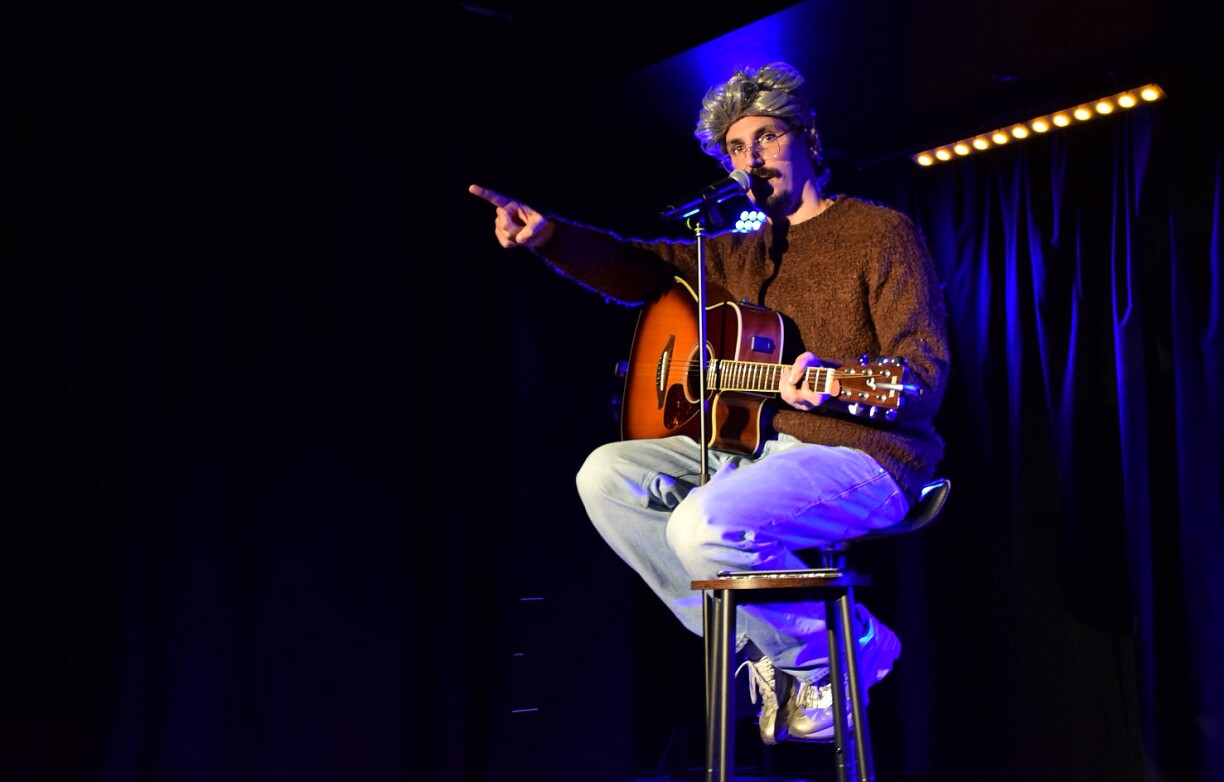 "Bopi", le personnage luxembourgeois de Daniel Moutinho, a conclu la soirée en musique avec comme thème, l'Autofestival.