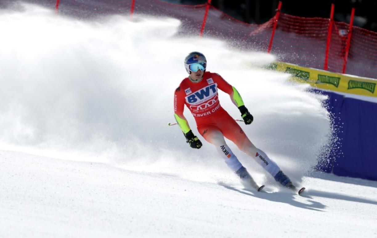 Marco Odermatt of Switzerland won the World Cup Super-G race at Beaver Creek on Saturday.