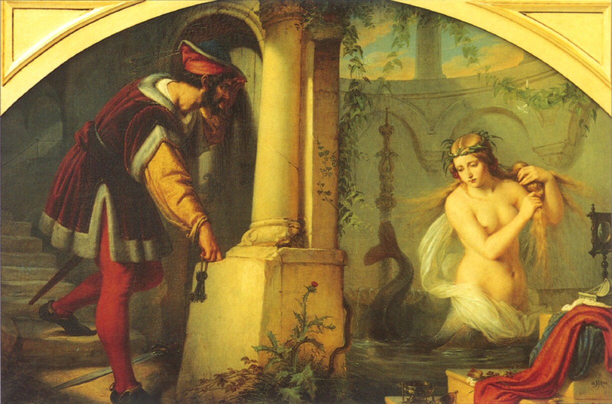 Julius Hübner 'Die schöne Melusine' 1844