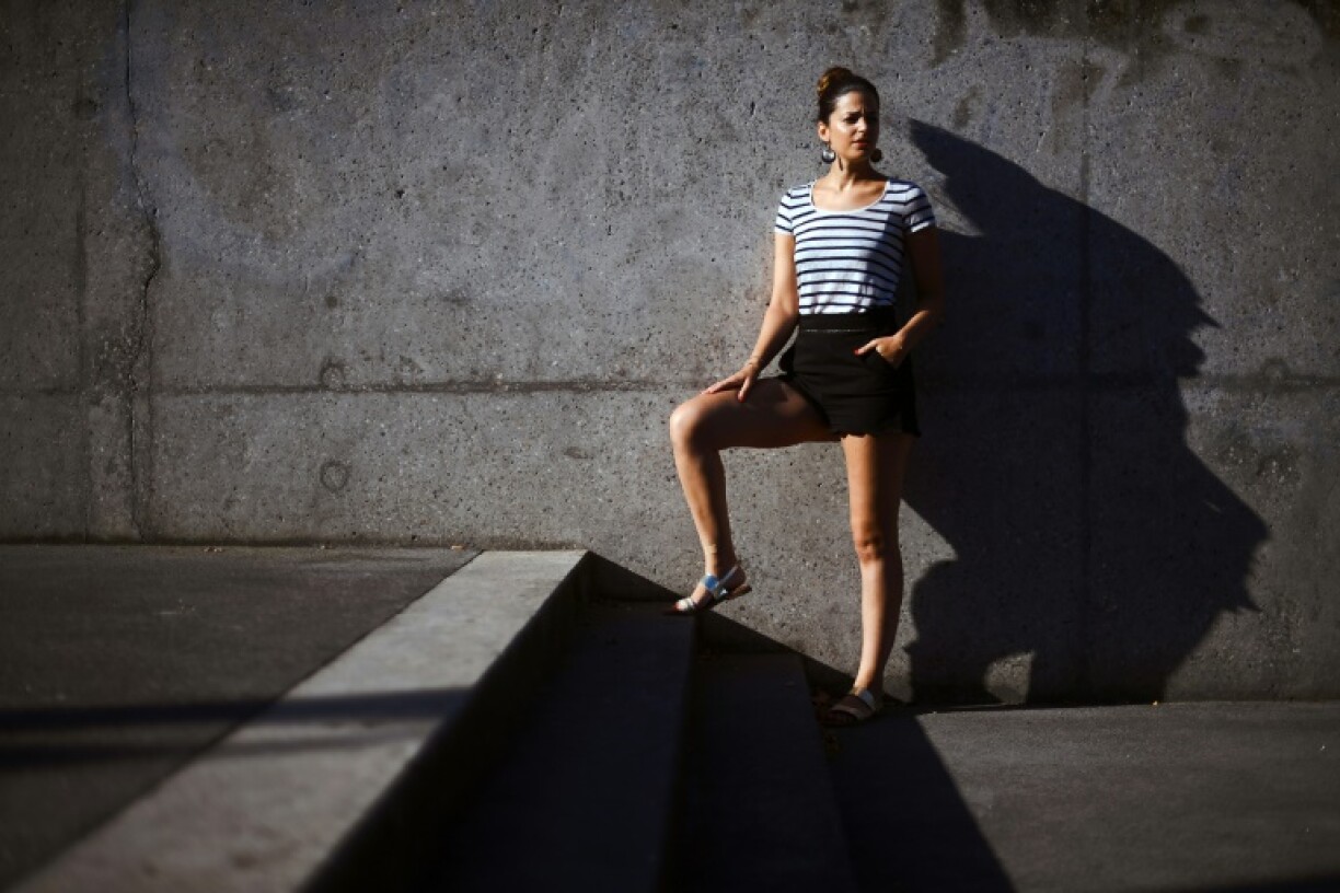 La youtubeuse française Marine Bou alias Marine B. à Lyon, le 22 août 2023