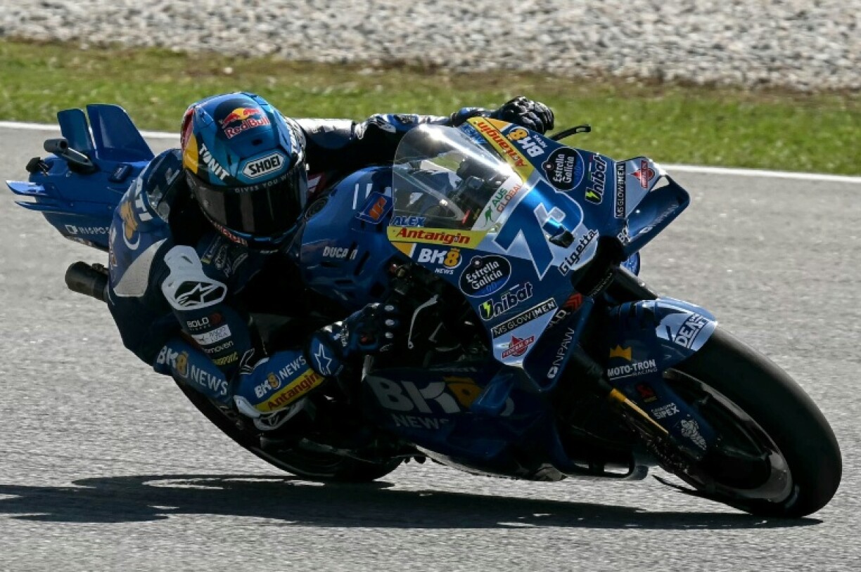 Alex Marquez rides in the MotoGP Malaysian Grand Prix