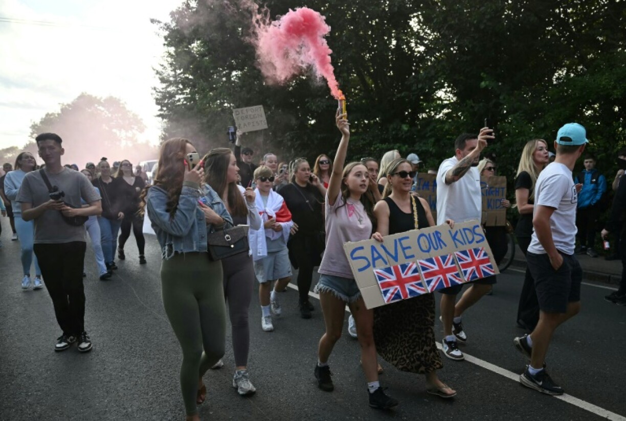 This was the latest in a series of in recent days in the town of Epping