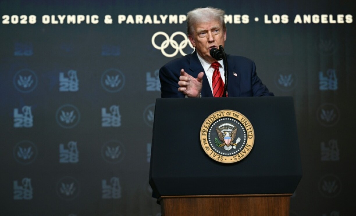US President Donald Trump signed an executive order to create a White House 2028 Olympics task force