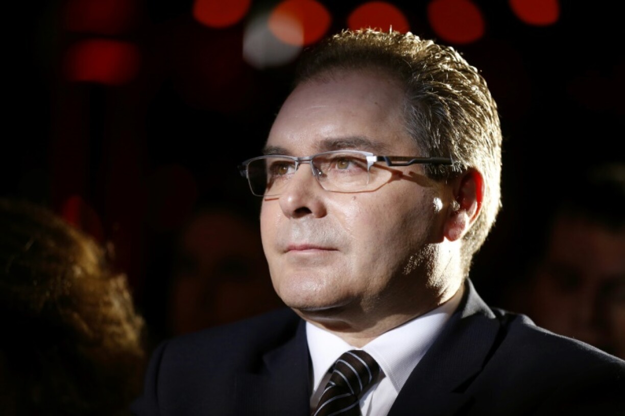 Le président de l'équipe cycliste Cofidis, Thierry Vittu, assiste à la présentation officielle de l'équipe le 24 janvier 2014 à Paris