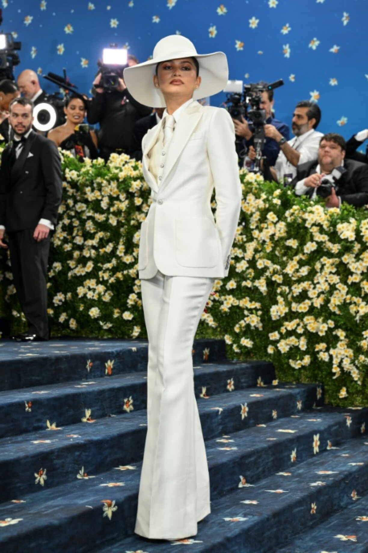 Zendaya was a vision in white at the Met Gala