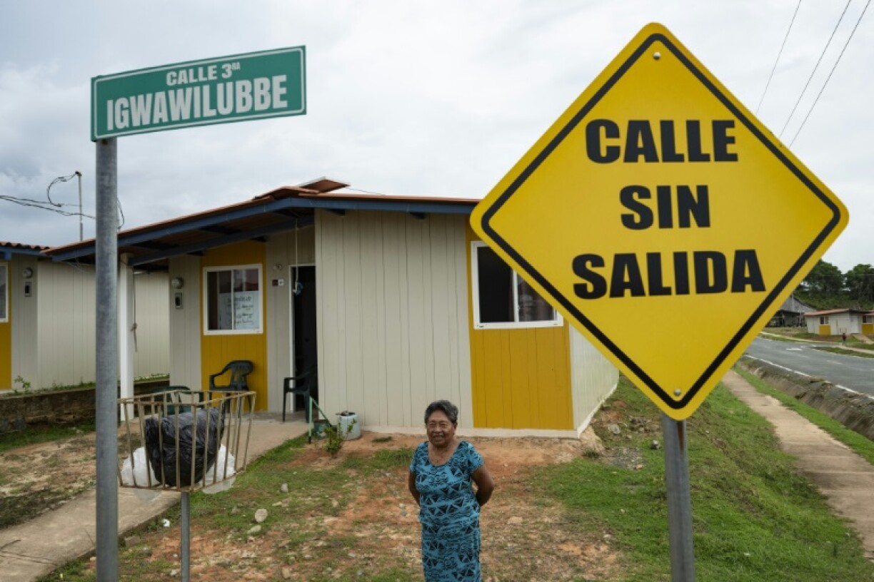 Indigenous Guna woman Magdalena Martinez found an easier life in the new settlement of Isber Yala