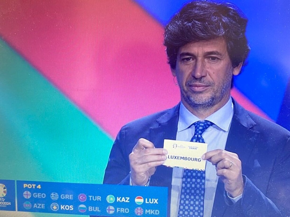 L'ancienne star du Milan AC et de la Squadra Azzurra Demetrio Albertini a tiré au sort le Luxembourg.
