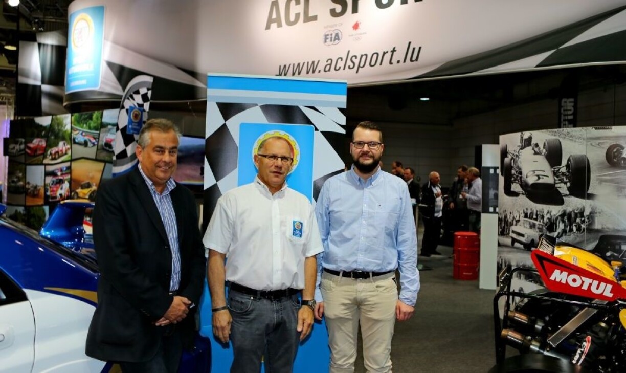 (vlnr) Lucien Franck, Marc Joseph, Andy Mathekowitsch.