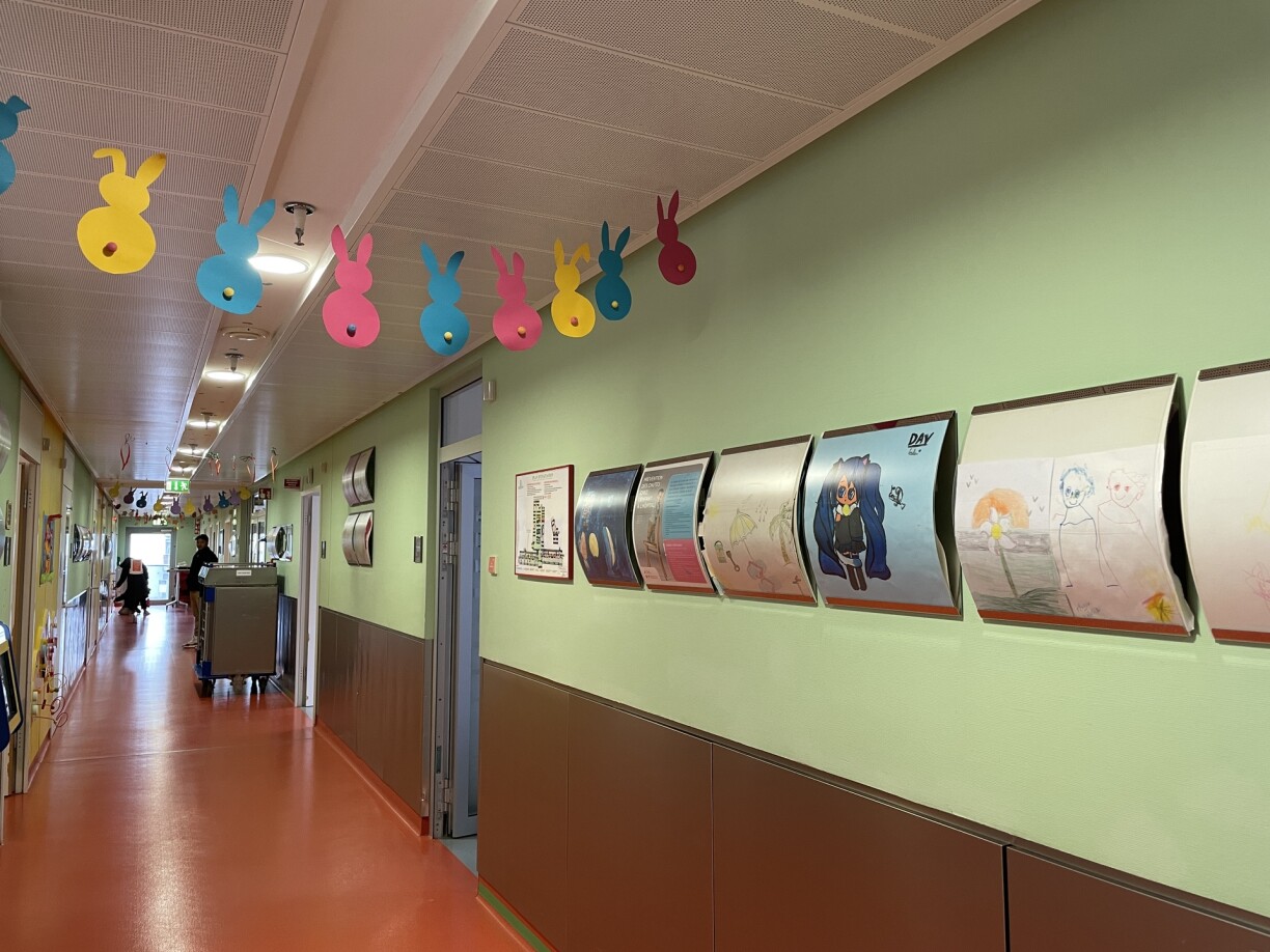 Gabriel was diagnosed here at the paediatric oncology department of the Centre Hospitalier de Luxembourg.
