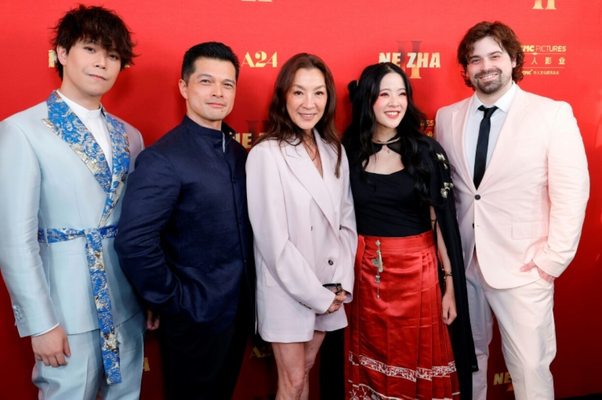 A redubbed English-language version of 'Ne Zha II' is being released in US theaters, featuring a voice cast including Michelle Yeoh