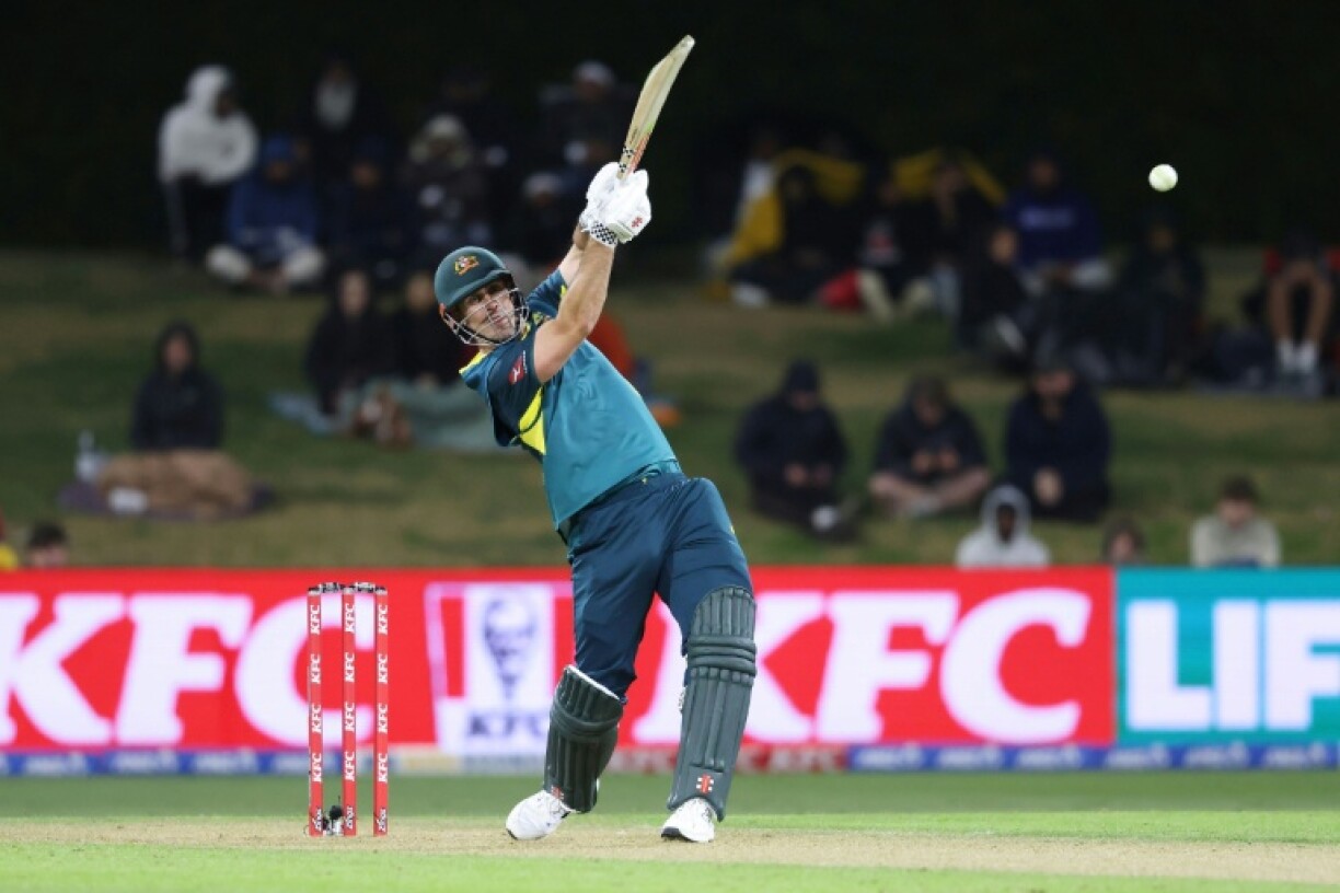 Captain Mitchell Marsh led Australia to a comfortable six-wicket win over New Zealand in the first Twenty20 cricket match in Mount Maunganui, hitting 85 runs off 43 balls