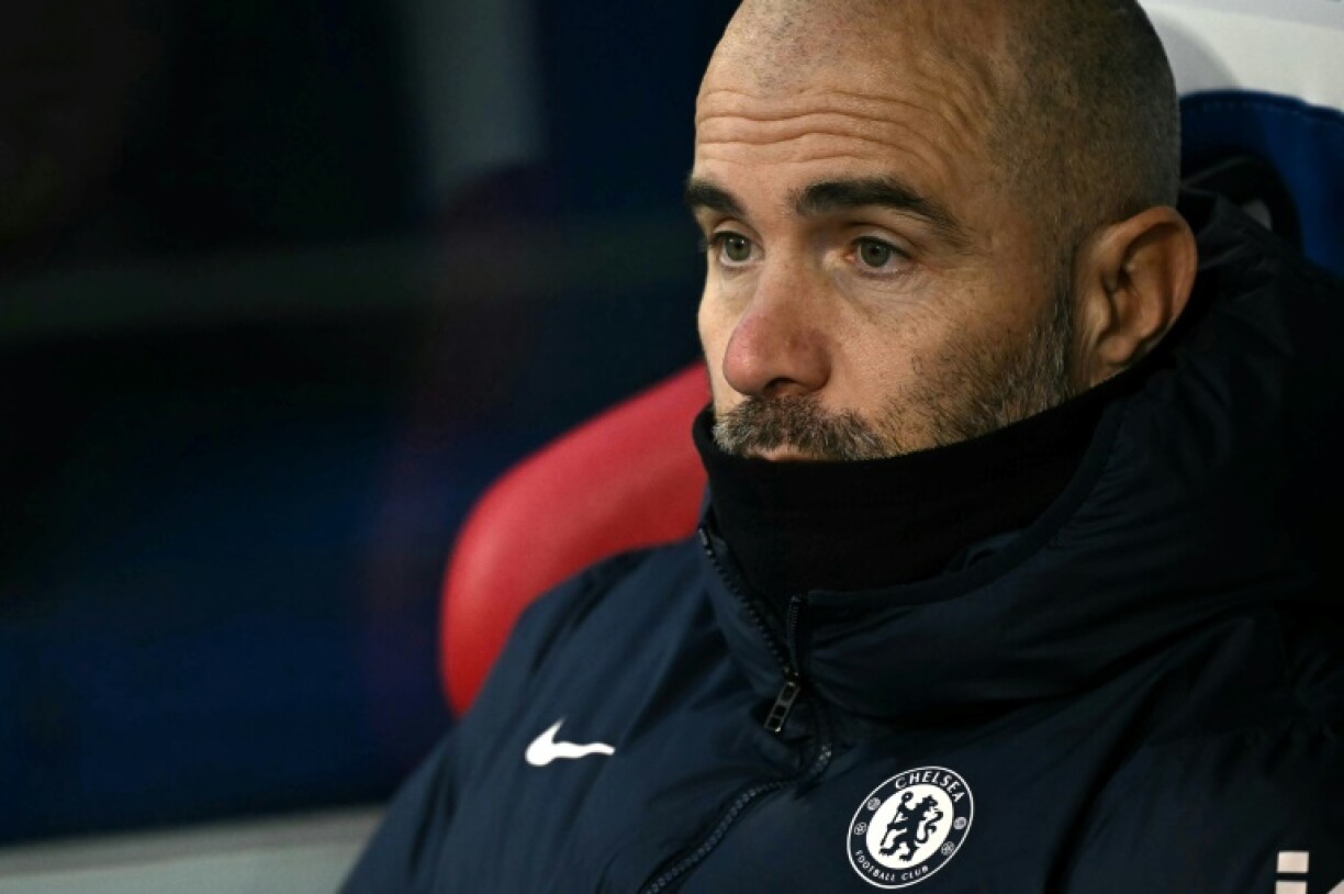 Chelsea's Italian head coach Enzo Maresca