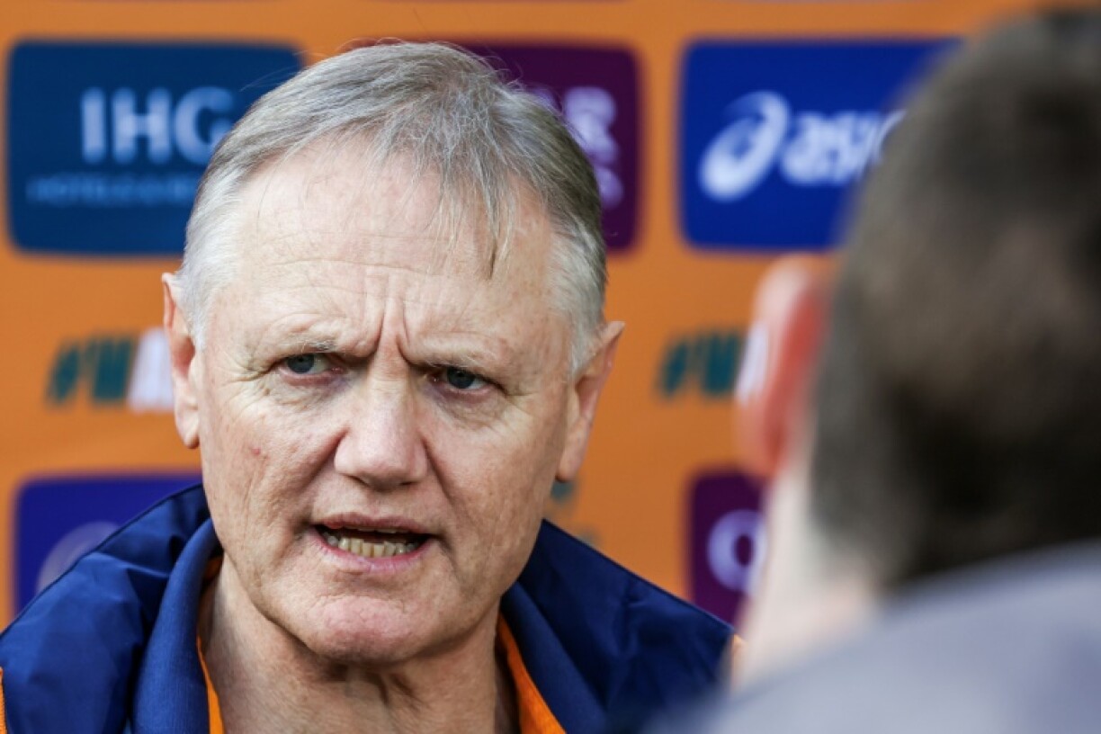 Joe Schmidt, head coach of the Australia rugby union team