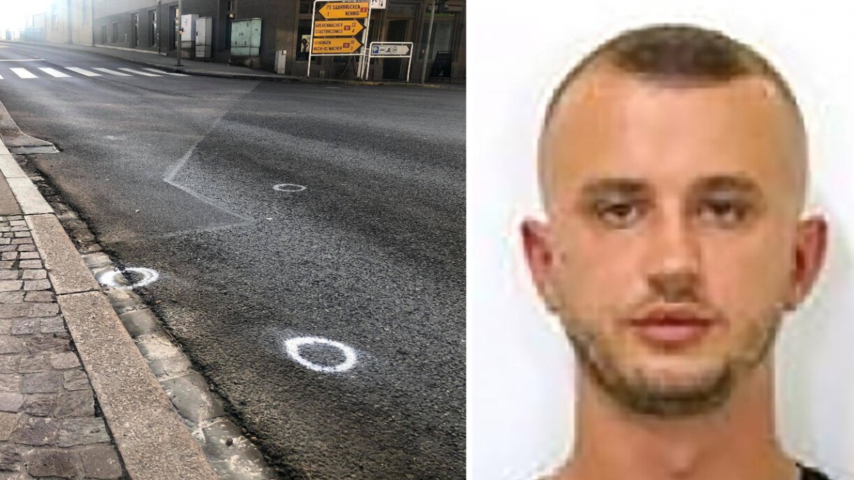 La photo du lieu où la victime avait été retrouvée à Remich.