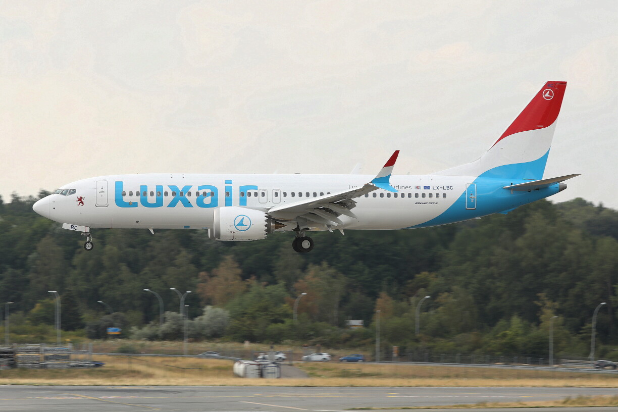 Den 18. Juli 2026 ass déi nei Boeing B737-8Max vun der Luxair déi éischte Kéier um Findel gelant.