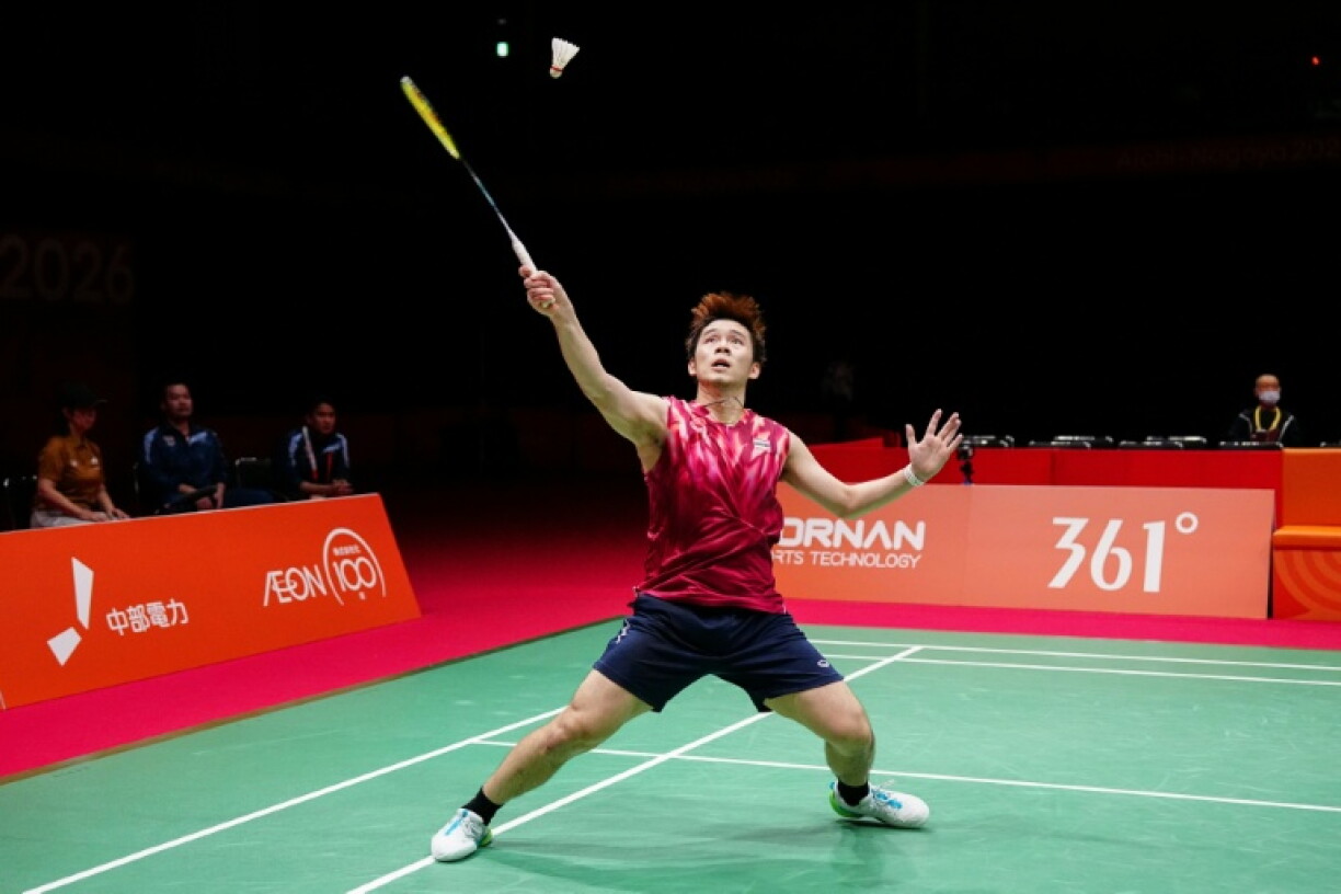 Thailand's Kunlavut Vitidsarn won men's singles badminton gold at the Asian Games in Nagoya