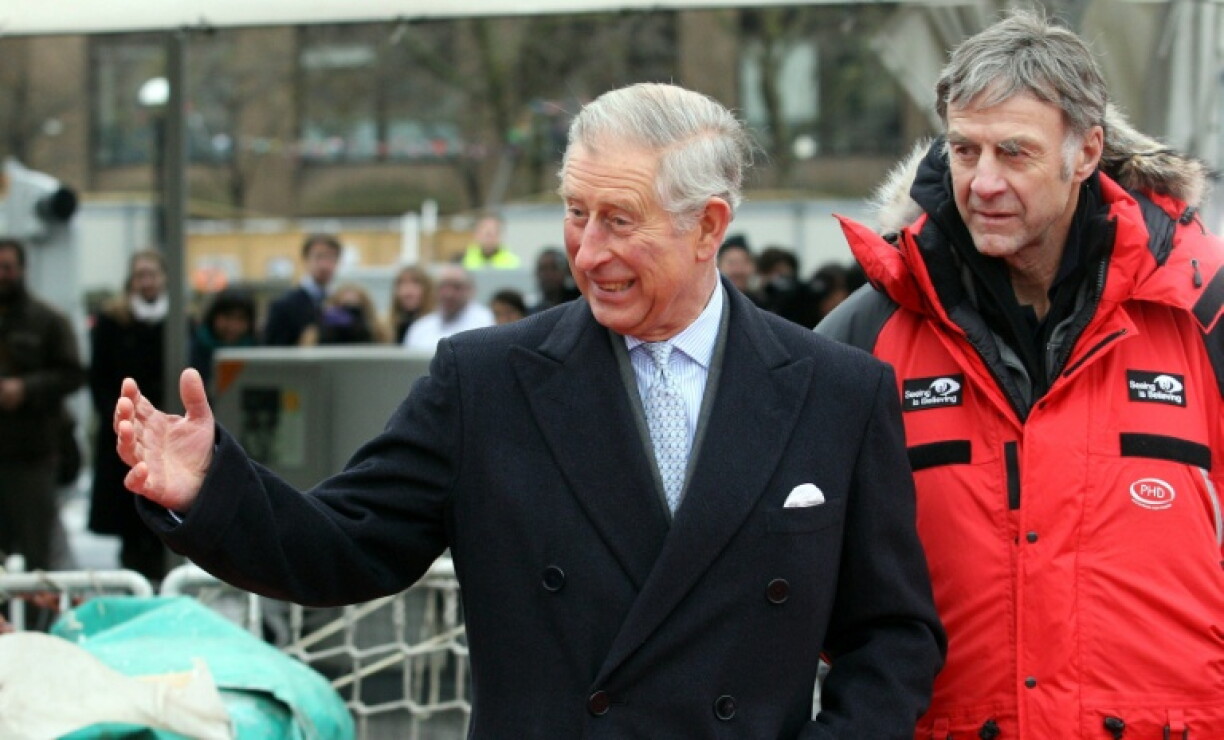 King Charles has been friends with Fiennes (R) for decades
